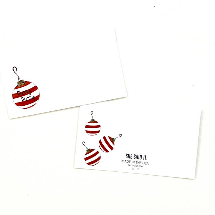 Nota: ornamenti natalizi per la vendita all'ingrosso da parte di She Said It.