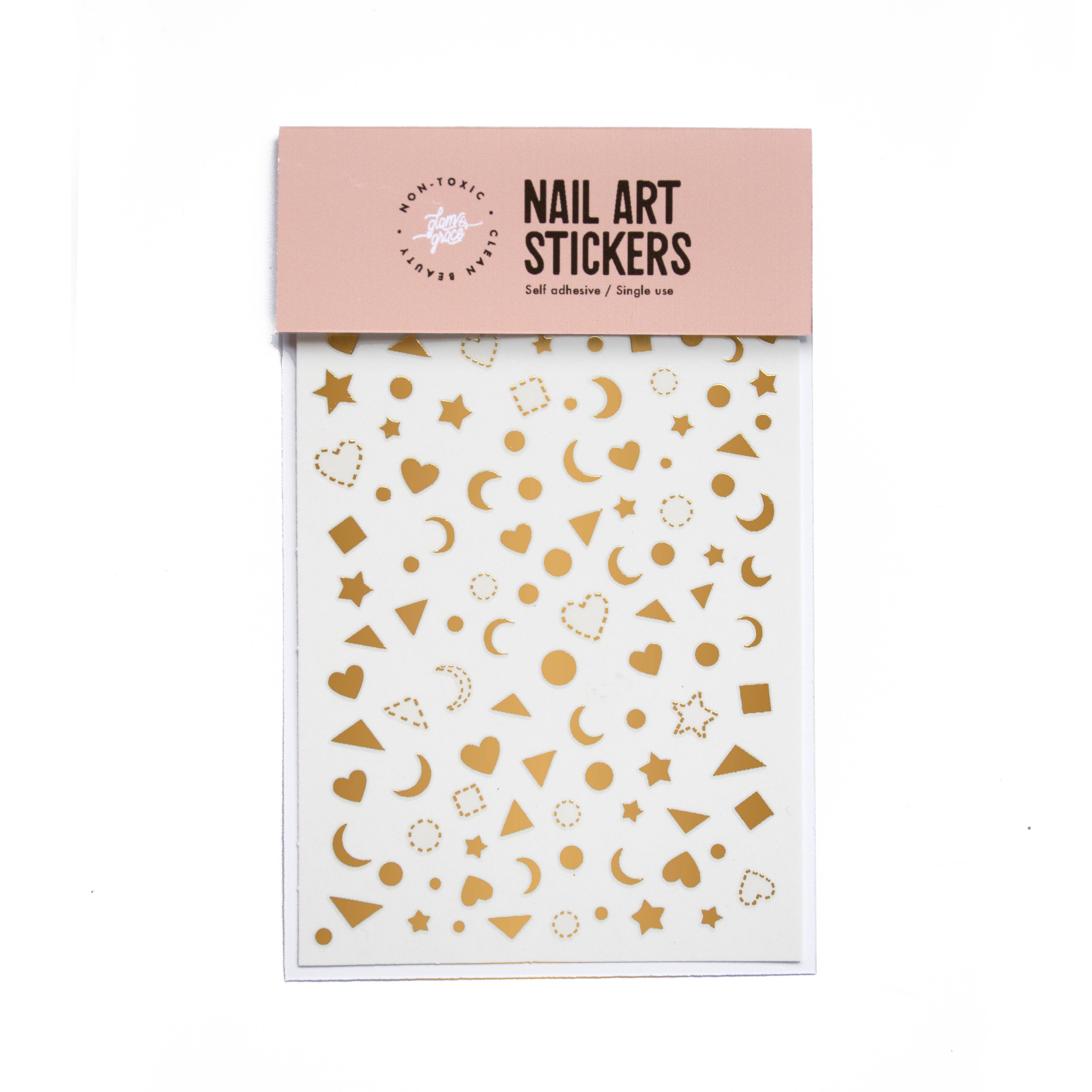 Glam & Grace - Wholesale Nail art/decal - Nail Art Stickers - Metallic Gold