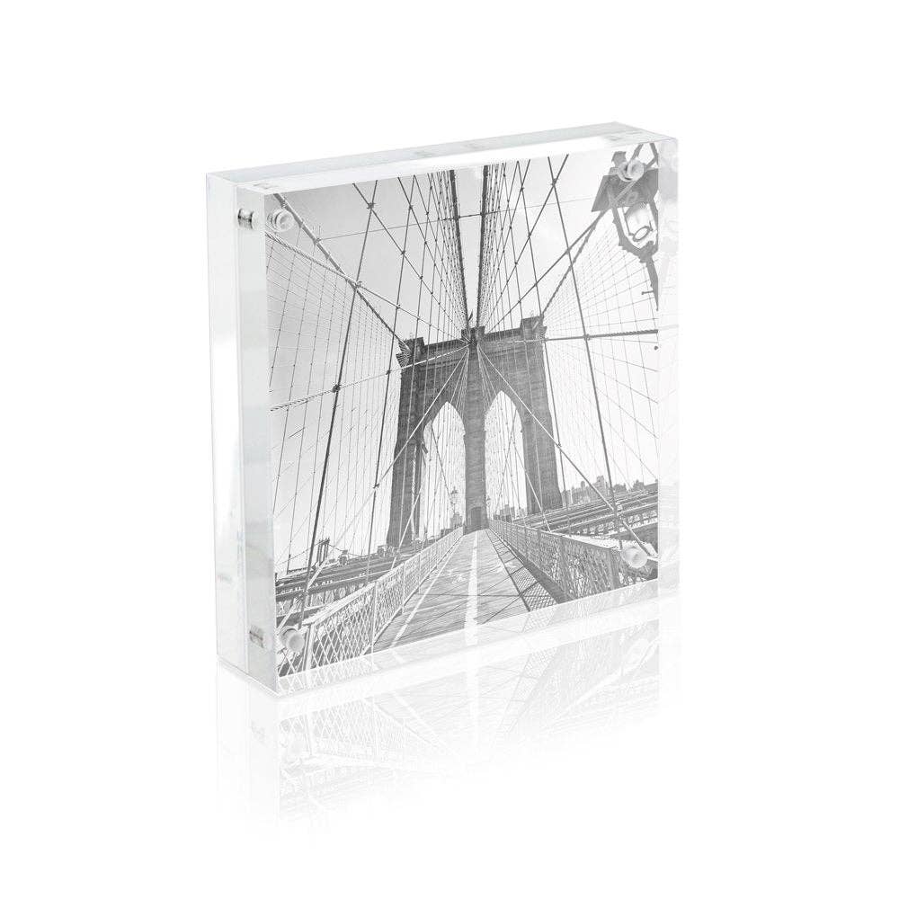 Isaac Jacobs International - Wholesale Picture Frame - Isaac Jacobs Super Thick Clear Acrylic Magnetic Photo Frame4
