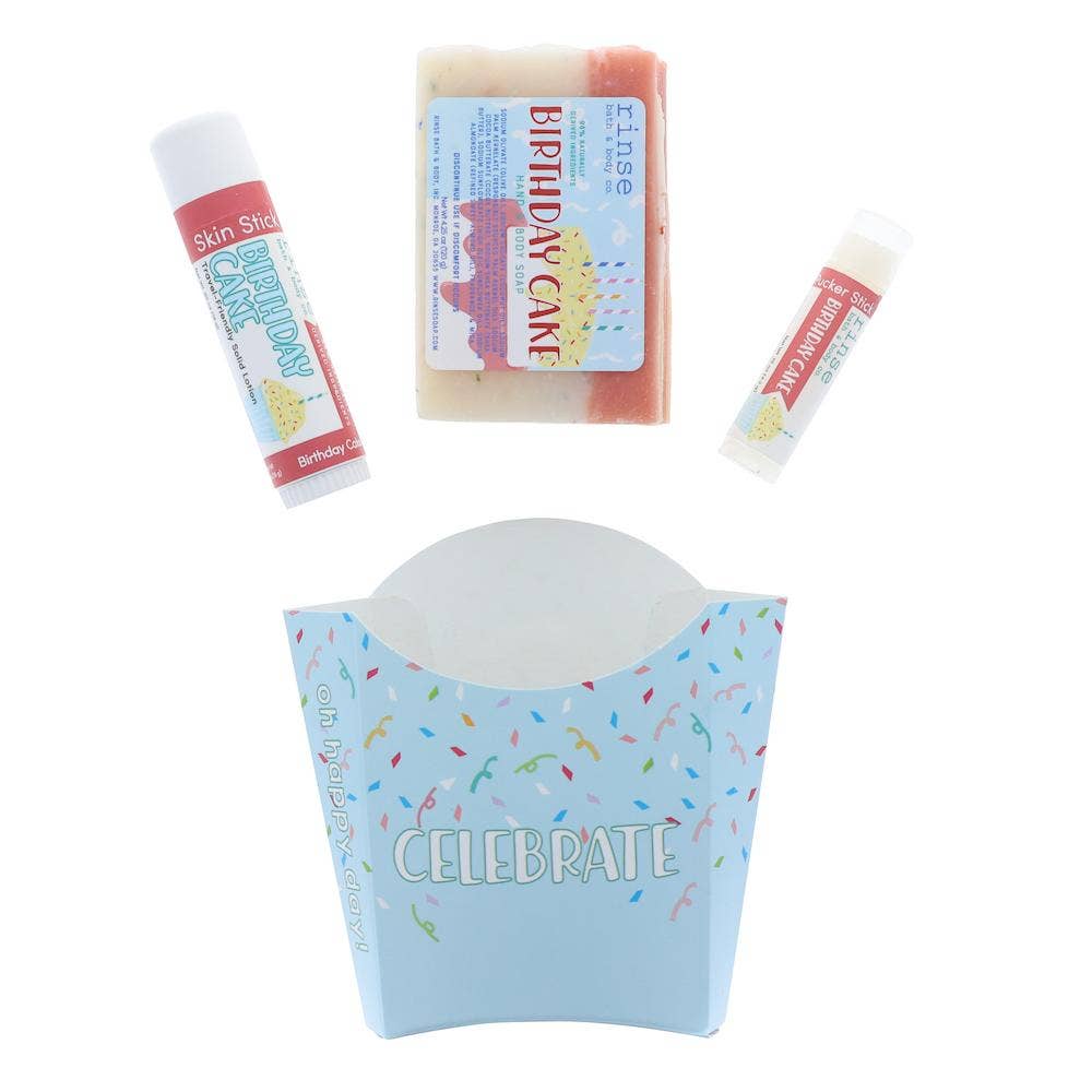 Rinse Bath Body Inc – Großhandel Bade- & Körperpflege-Set – Geburtstags-Fry-Bundle | Geschenkset1