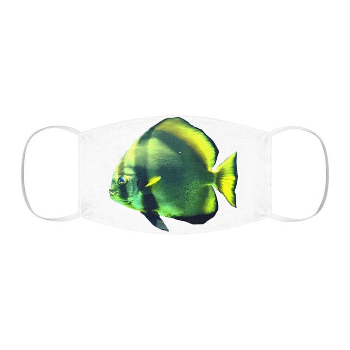 Marick Booster - Vente Masques jetables non médicaux - Masque facial ajusté en polyester Green Fish