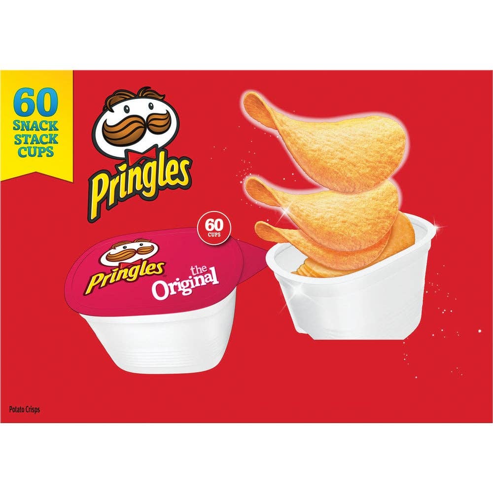 Swift Trade Group LLC - Wholesale Chips - Pringles Potato Crisps Snack Stack Cups, Original, 0.67 oz, 1