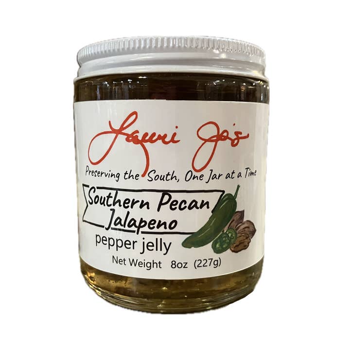 Fourth and Cherry Foods – wholesale Jam/jelly – Lauri Jo's Southern Pecan Jalapeno Pepper Jelly