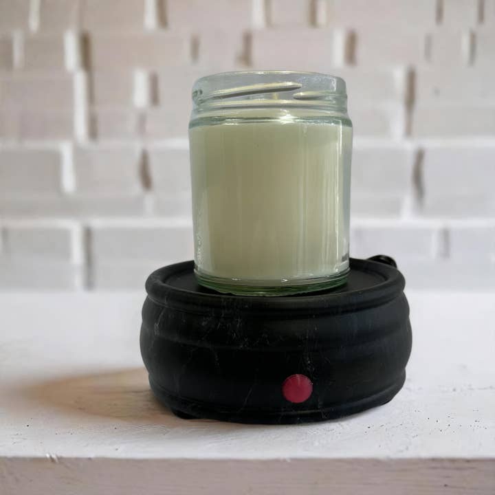 The Candle Daddy - Wholesale Wax Warmer - Electric Ceramic Wax Melt and Candle Warmer - Round Marble