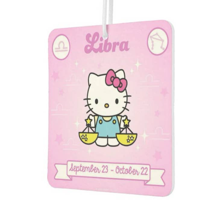 Désodorisant de voiture Kawaii Libra HK - Parfum Fleur de Cerisier pour la vente par CultPOP