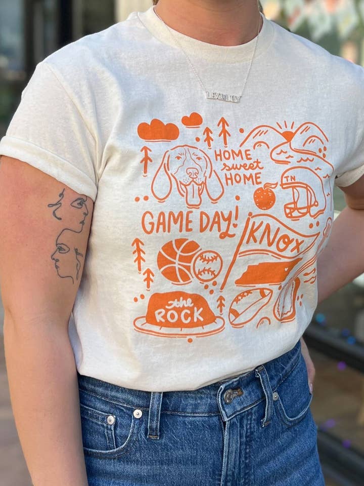 Paris Woodhull Illustrations - Wholesale Screen Printed T-Shirt - Unisex - Sports Ball - T-Shirt