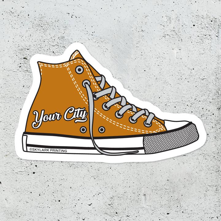 Skylark Printing - Wholesale Sticker - Custom Vintage High Top Shoe Souvenir Sticker22
