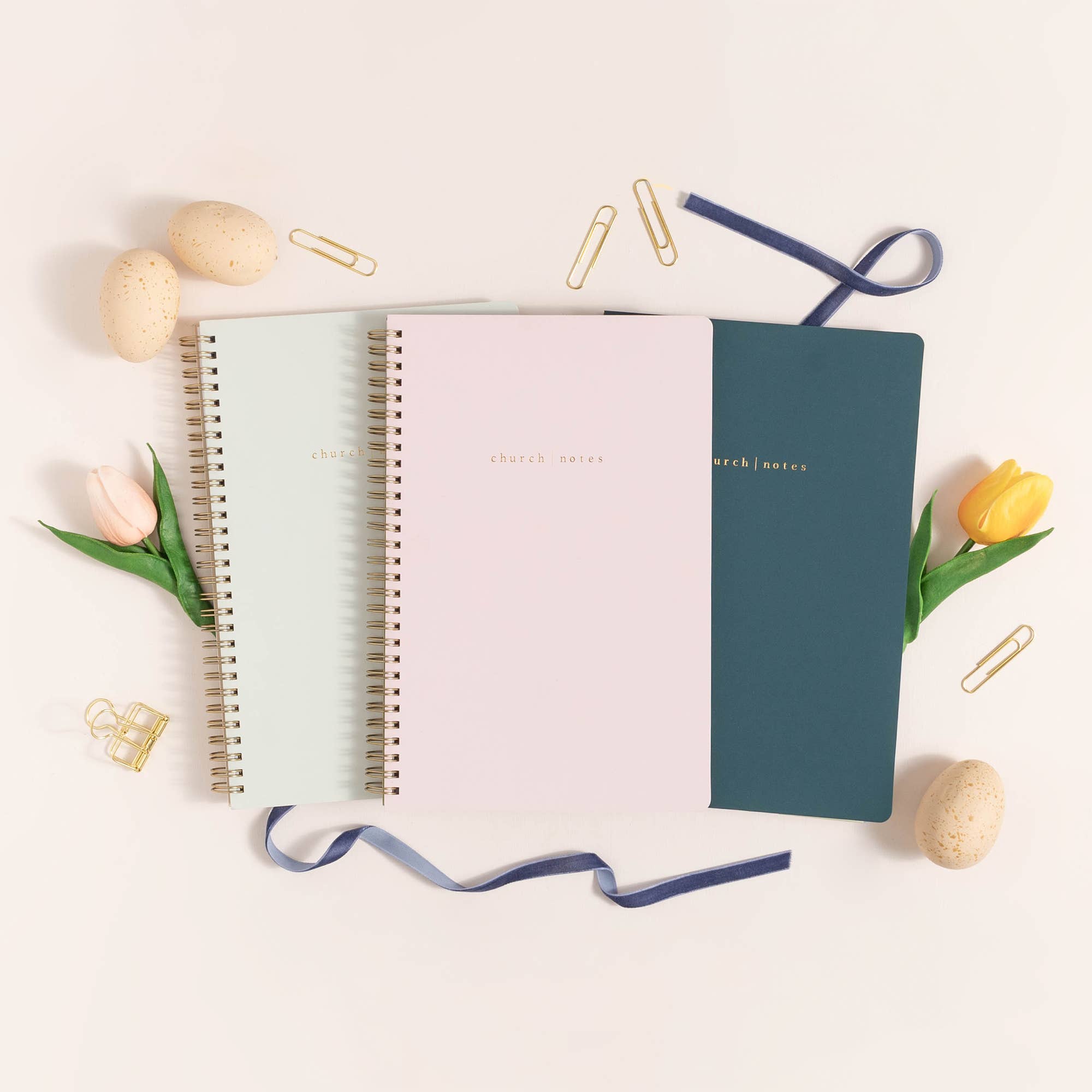 Church Notes Co. - Vente Cahiers - Carnet d'étude biblique Blush Church Notes12