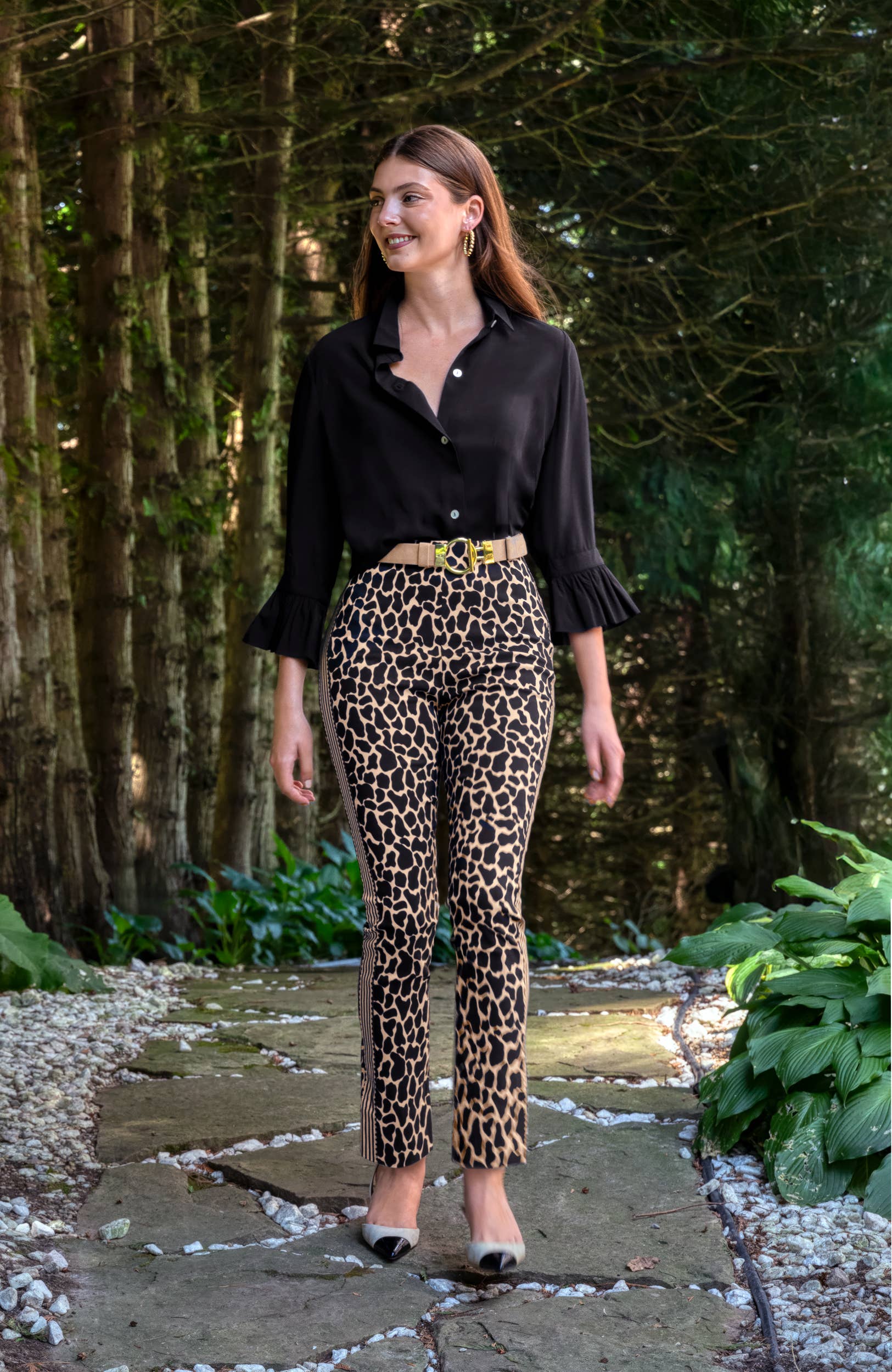 Gretchen Scott LLC - Vente Pantalon – femme - Pantalon sans fermeture Gripeless - Instincts Animaux4