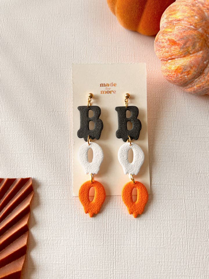 Halloween Earrings | Clay Earrings | Handmade Earrings | Fal for wholesale by Made For More