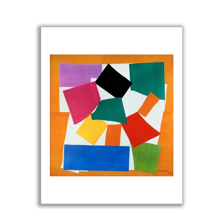 Stampa d'arte The Snail Matisse arte da parete senza cornice per la vendita all'ingrosso da parte di Go To Design