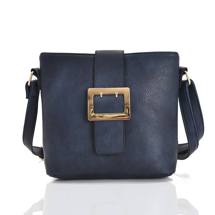 Belle Trading Ltd - Venta al por mayor Bandolera - Mujer - Bolso bandolera Janella con hebilla cuadrada1