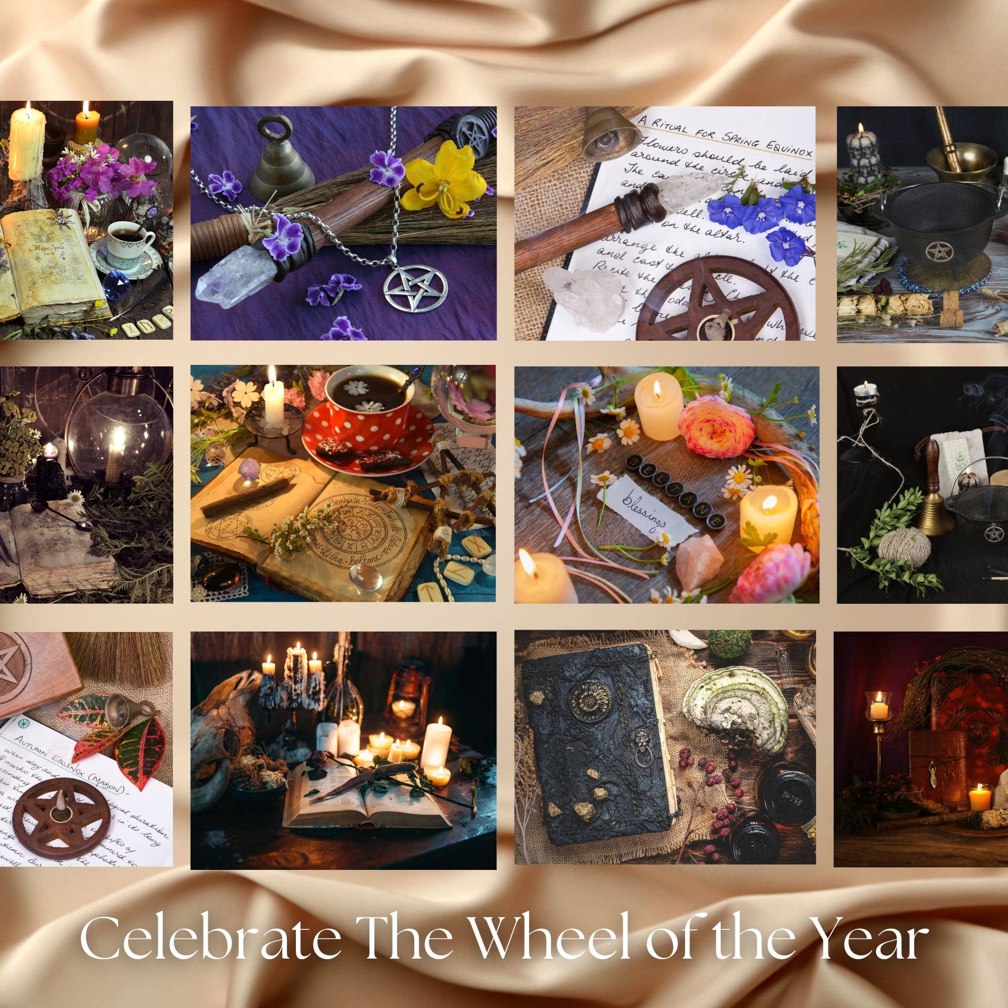 Calendar Magic Co. - Vendita all'ingrosso Calendario - Calendario WICCAN 2026 - Ruota dell'Anno4