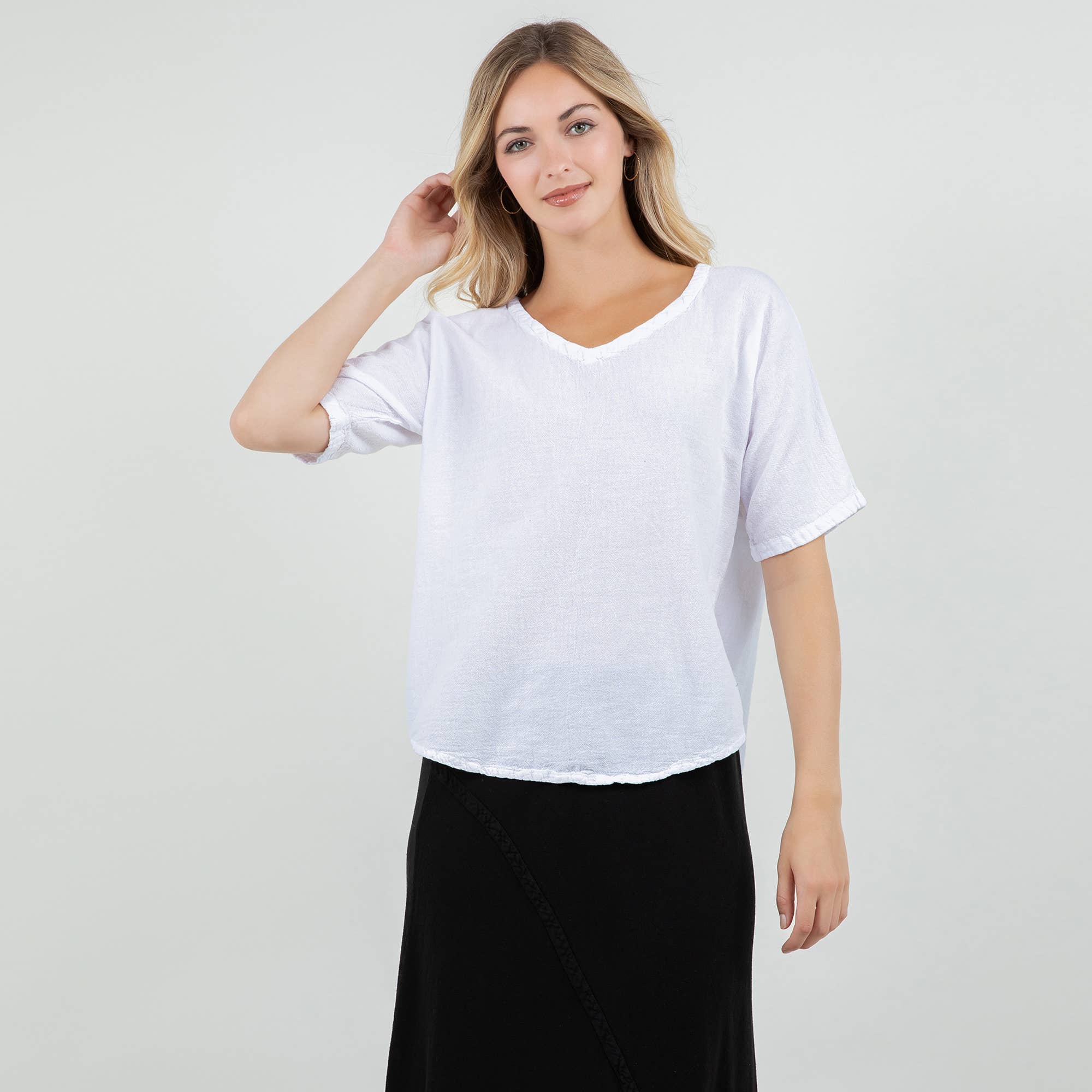 Cottonways – wholesale Blouse – Women’s – Mary Top 100% Cotton Gauze22