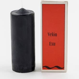 Las Velas de Mariano - Venta al por mayor Vela votiva - Velón Preparado Exu Negro0