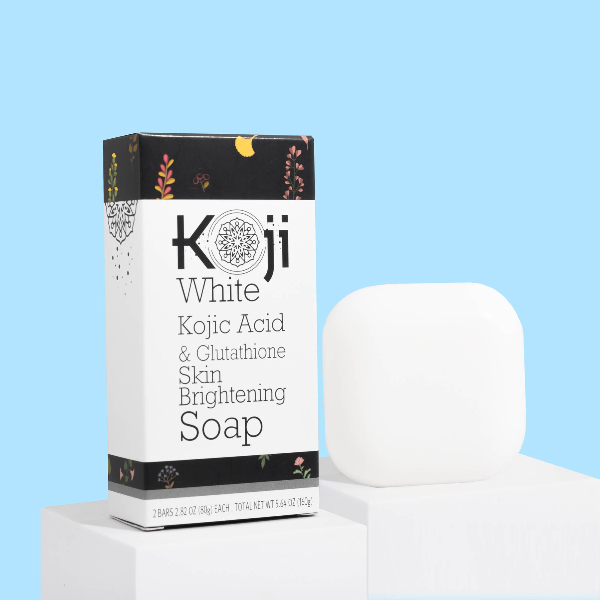 Koji White – wholesale Tvål – Kojicsyra & Glutation Hudljusande Tvål (2 Stänger)