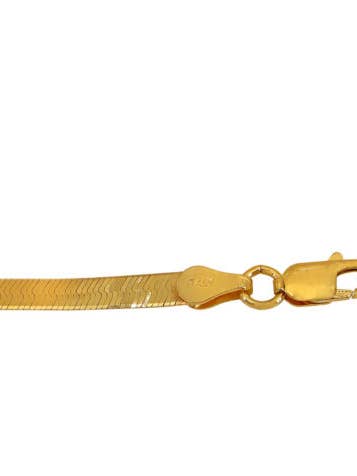 * Collar en espiga - Collar de oro de 14 quilates de 5 mm a 18 pulgadas para venta al por mayor de Links & Locks