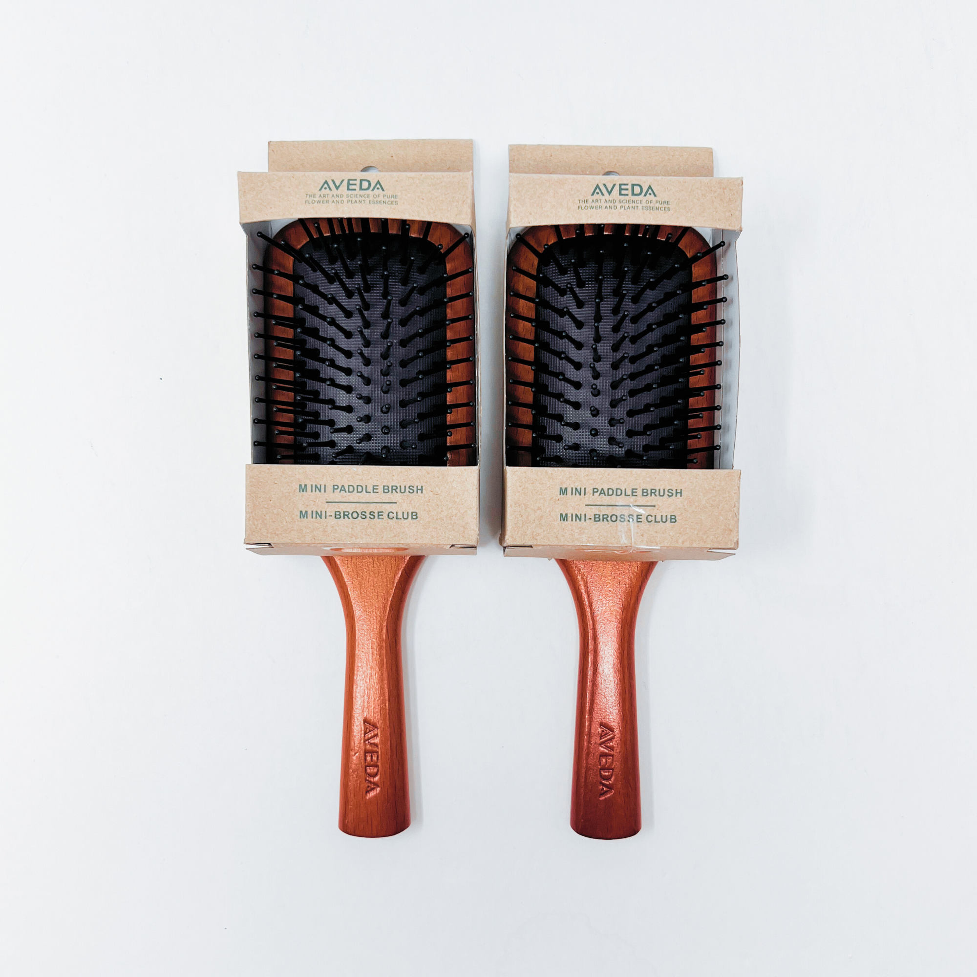Rucci Professional - Wholesale Hair Brush/Comb Set - AB002 AVEDA Wooden Mini Paddle Brush 2 Pack1