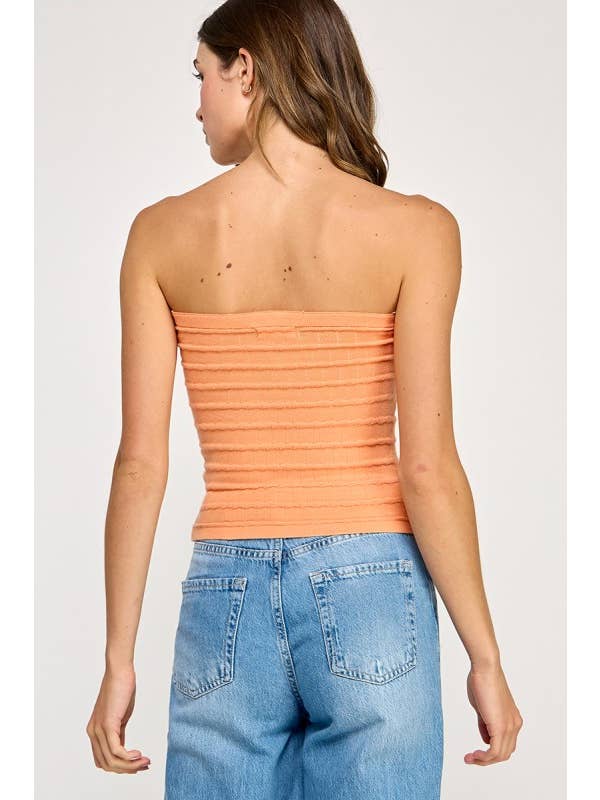 Miss Love - Wholesale Knit Top - Women's - Twist Front Sweater Tube Top7