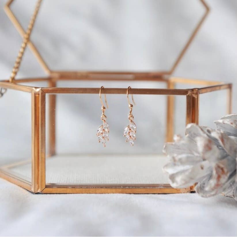 Oh So Lovely – wholesale Dangle earrings – PAISLEY Stunning baby crystal vine earrings1