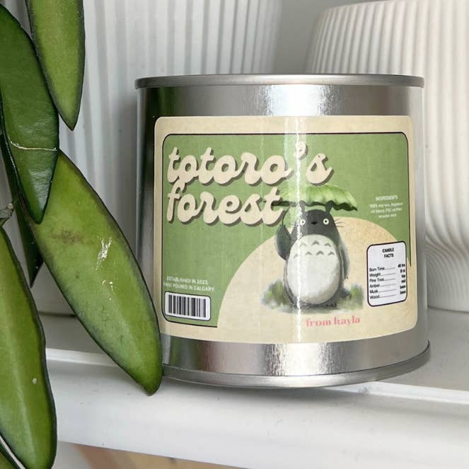 Totoro's Forest Candle for wholesale by From Kayla