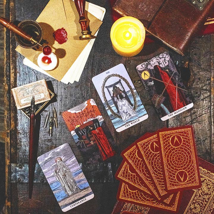 The Somnia Tarot by Nicolas Bruno - Wholesale Tarot Cards - The Somnia Tarot - Illustrated Edition - 78 Card Tarot Deck - by Nicolas Bruno