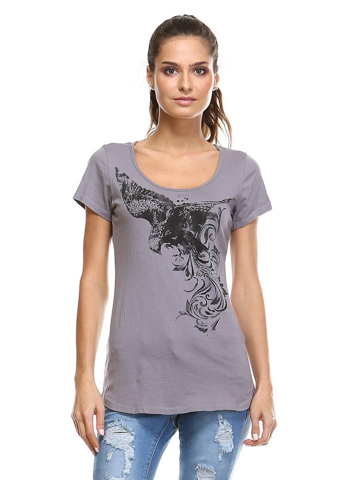 Vorgewaschene Baumwolle Kurzarm Rundhalsausschnitt Graphic Tee (Copy) für den Großhandel von Urban X Apparel