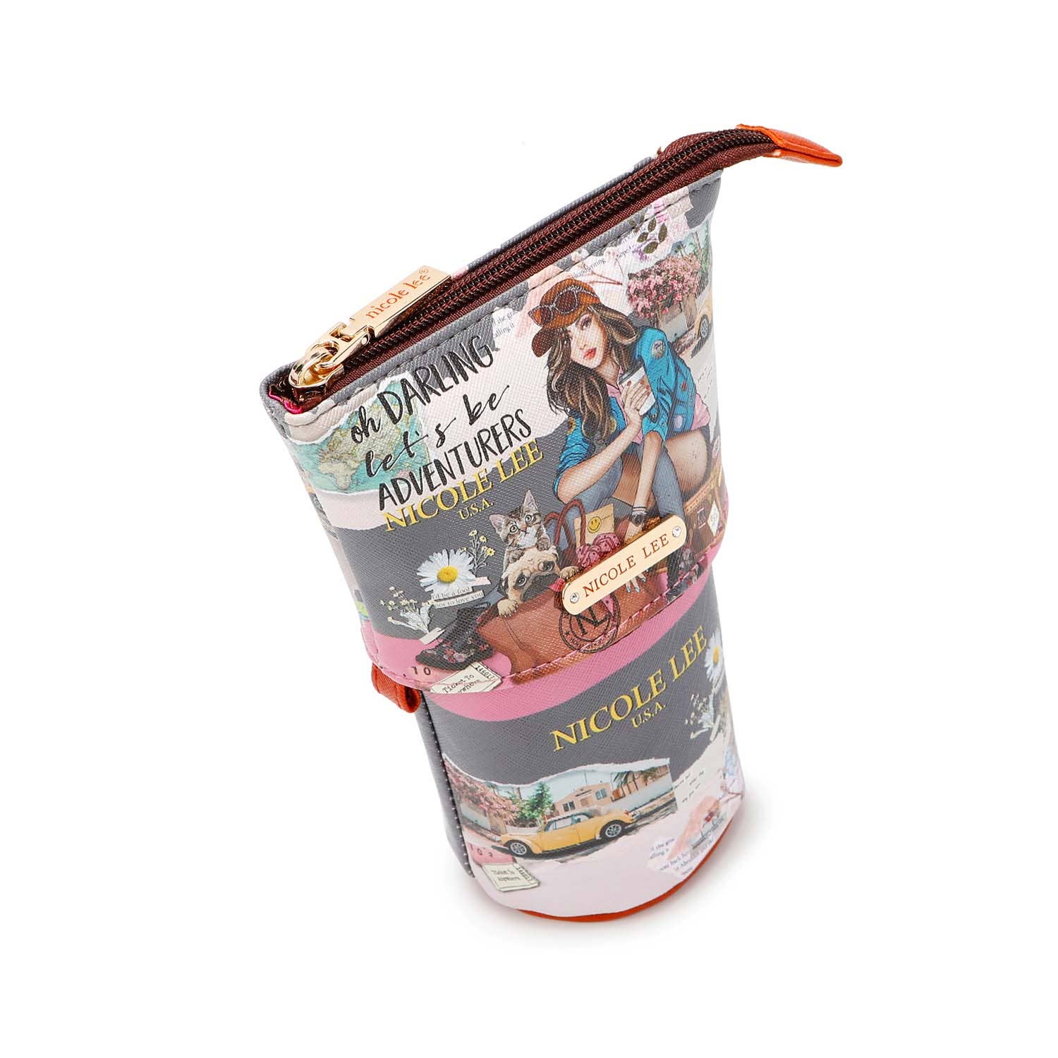 Nicole Lee USA - Wholesale Makeup/Cosmetic Bag - LAYERED MAKEUP BRUSH HOLDER3