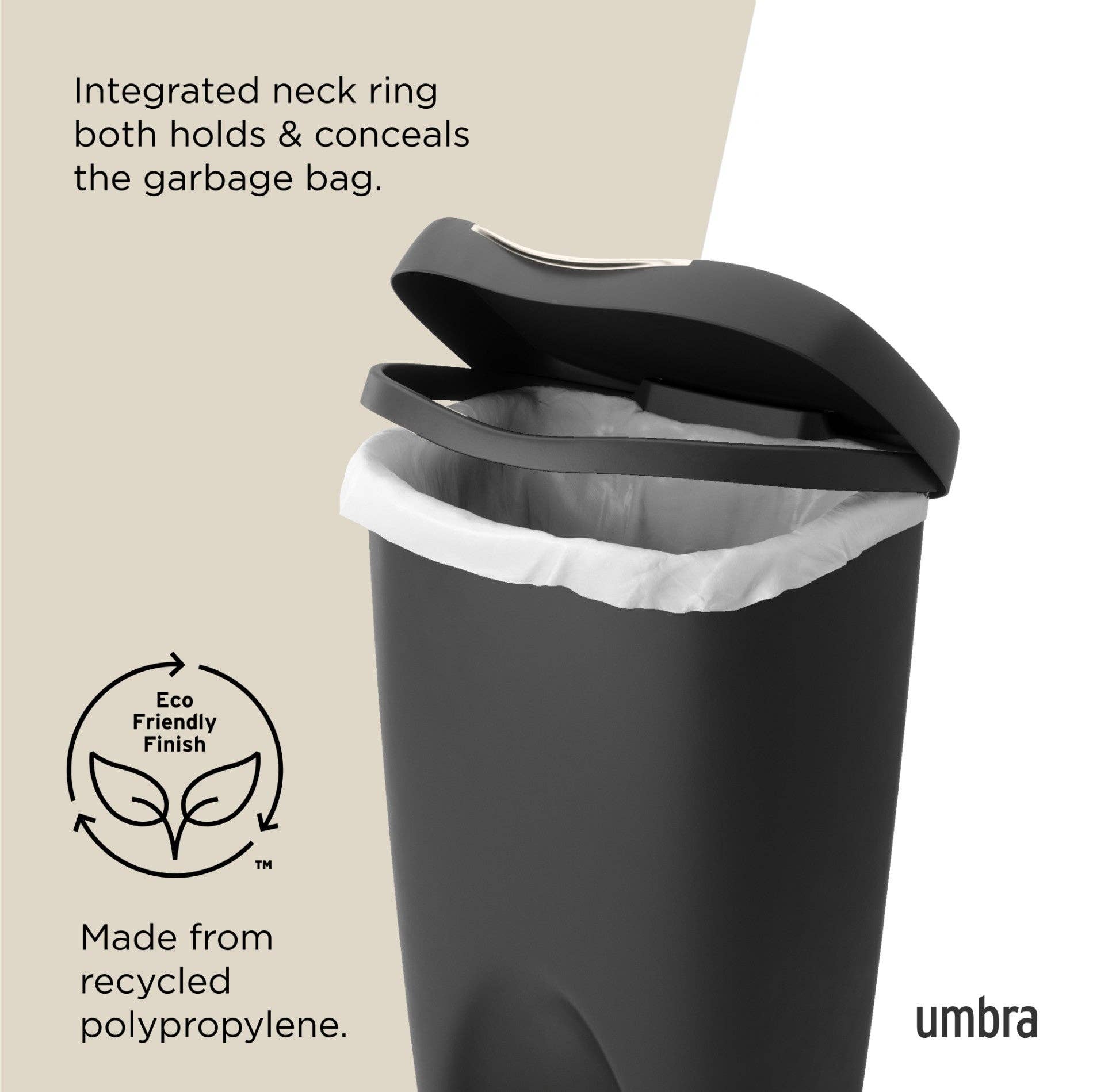Umbra - Wholesale Trashcan/Trash Bin - Brim Step On Trash Can13