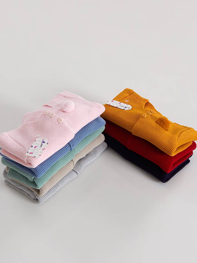 Amorim Gerações, LDA - Wholesale Jacket - Baby - Knitting Pompom Jacket 8081