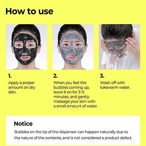 Palace Beauty Galleria - Wholesale Gezichtsmasker - SOME BY MI Charcoal BHA poriënbubbelmasker met klei - 4,23 oz, 120 g6
