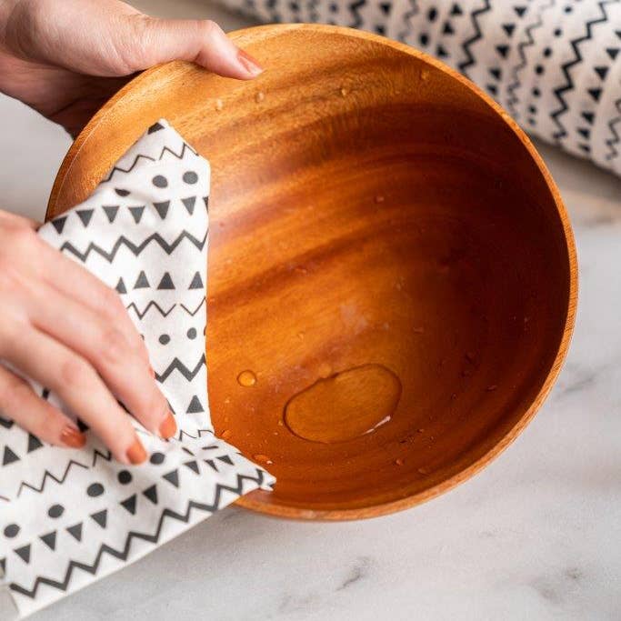 NUTS Innovations - Wholesale Dishcloth - “Ethno” reusable bamboo viscose kitchen roll2