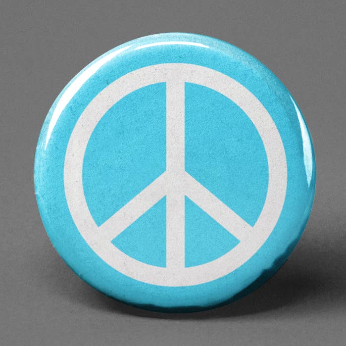 Peace Pinback Button for wholesale by The Pin Pal Club