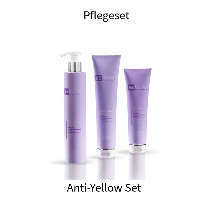 BE blonde Silver Shine Anti Yellow Set 3-piece for wholesale by OLIVERs HairCare