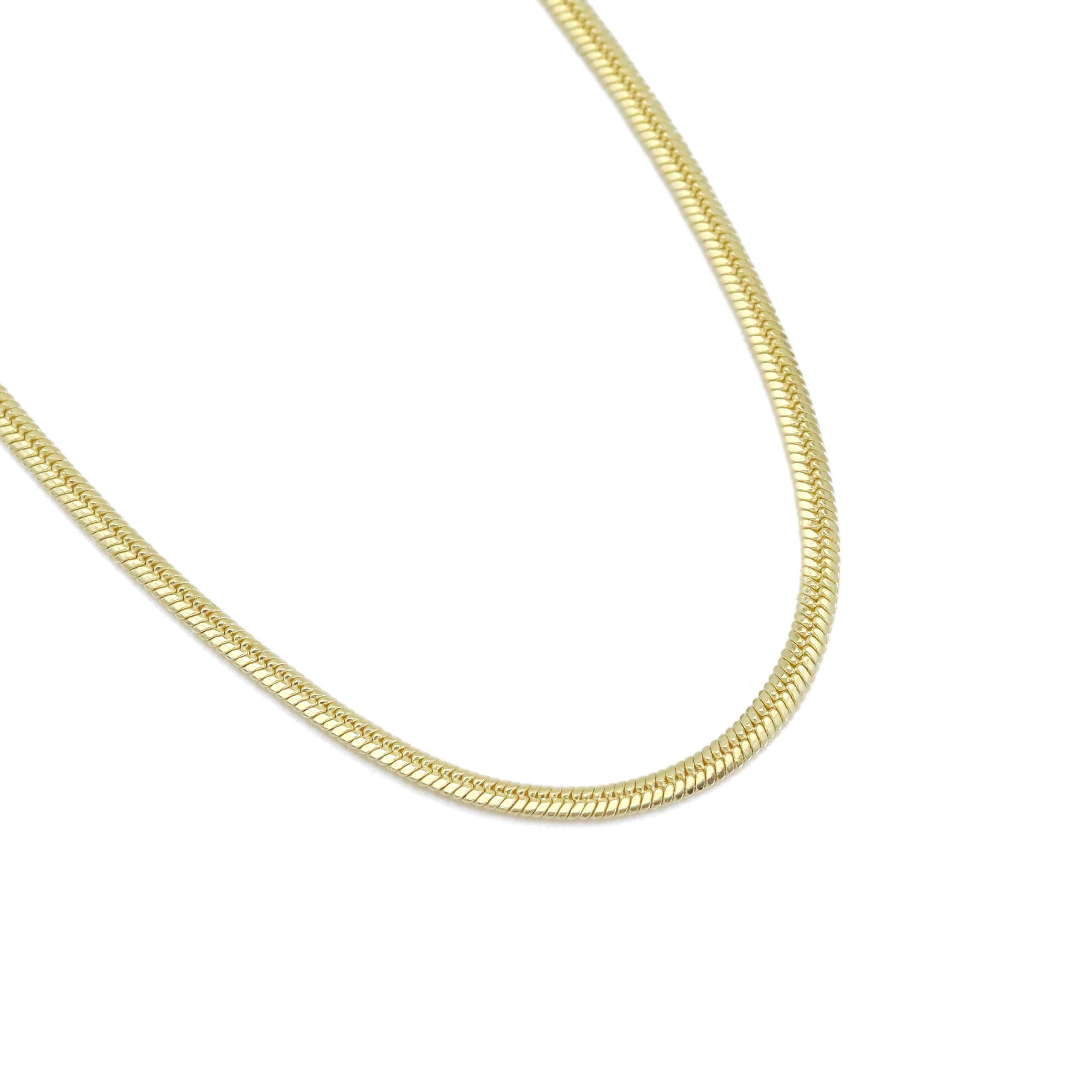 BestBeads&Beyond - Wholesale Link & Chain Necklace - Gold Thin snake Chain Necklace, Sku#LD5351