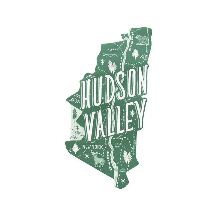 Pegatina Hudson Valley para venta al por mayor de Noteworthy Paper & Press