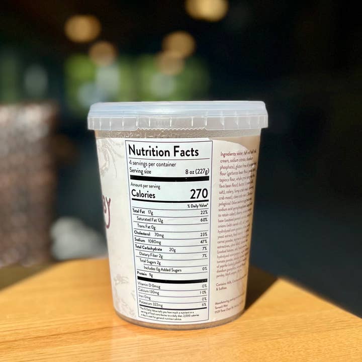 Tarrant's She-Crabby Soup - Wholesale Soup - Gluten Free She-Crabby Soup5