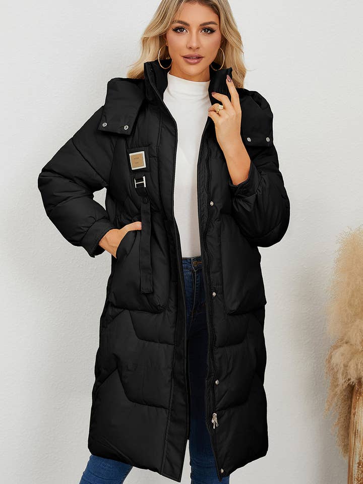 Aria Romance - Wholesale Coat - Women's - Quilted Longline Puffer Coat