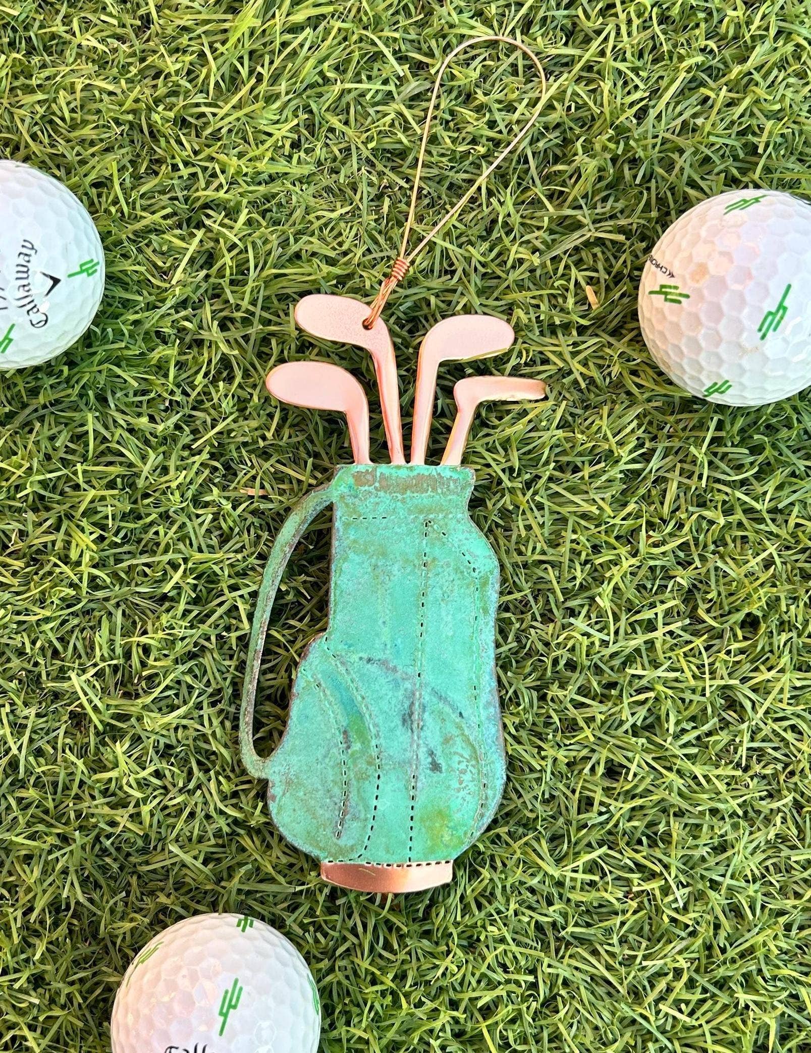 Dos Damas Designs - Wholesale Ornament - Golf Bag Copper Christmas Ornament5