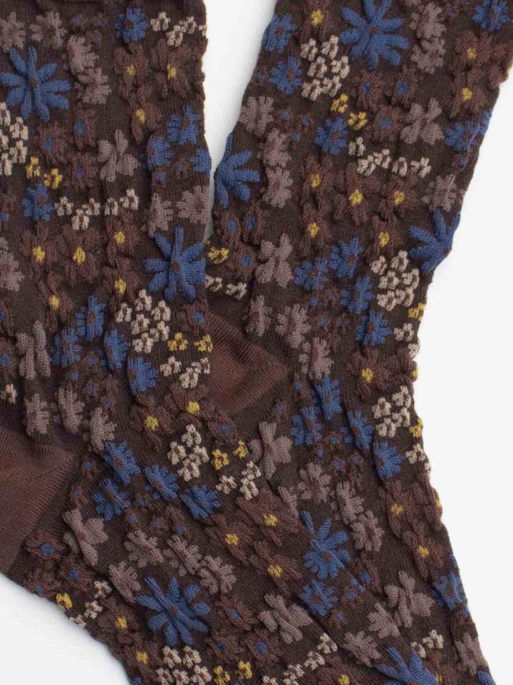 Tiepology - Wholesale Socks - Women's - Meadow Blossom Crew Socks5