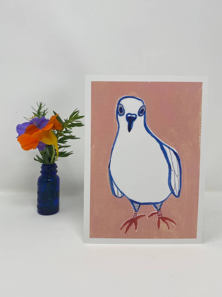 Direct Pigeon - Tarjeta de felicitación para venta al por mayor de Juni BK