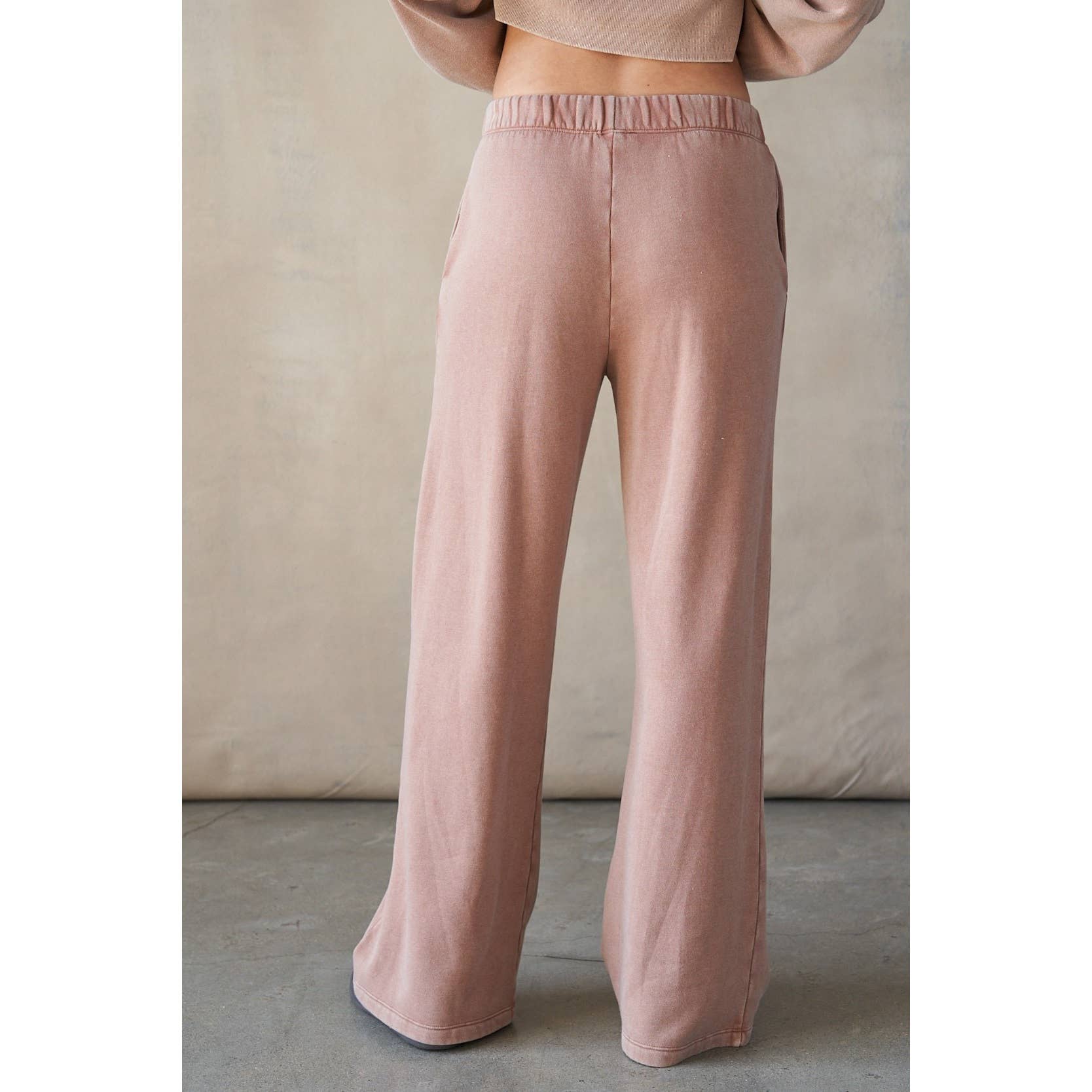 lalamia - Vente Pantalon d'intérieur/de jogging – femme - Pantalon de survêtement en polaire à large ouverture10