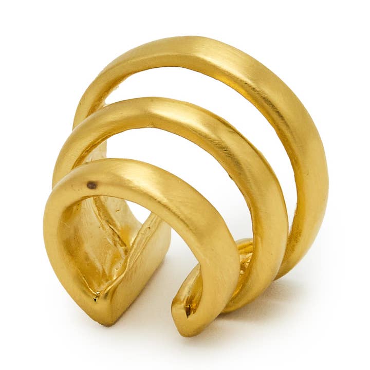 Oordopje met drie hoepels voor wholesale door Sophie Simone Designs