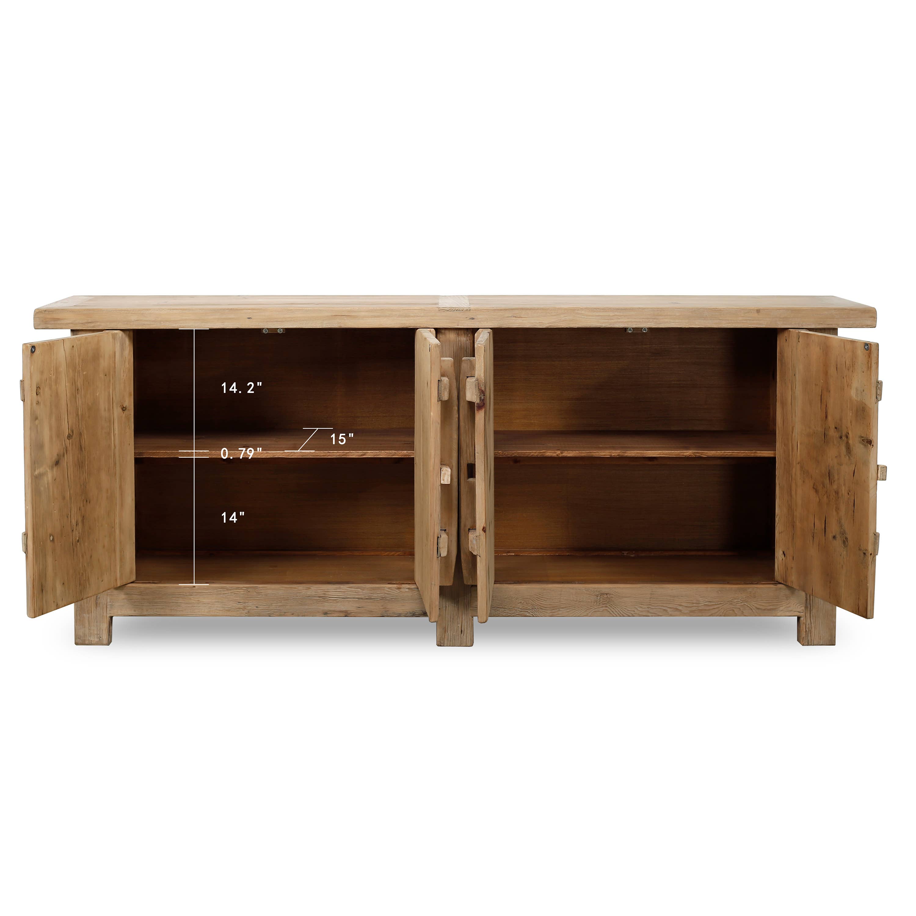 Lily's Living Inc. – wholesale Sideboard – Amalfi Patrician Solid Pine Sideboard - Reclaimed Wood
4