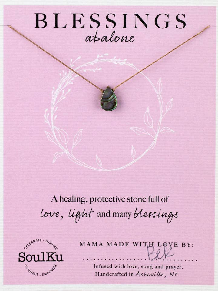 Abalone Soul-Full of Light Necklace for Blessings for wholesale by SoulKu
