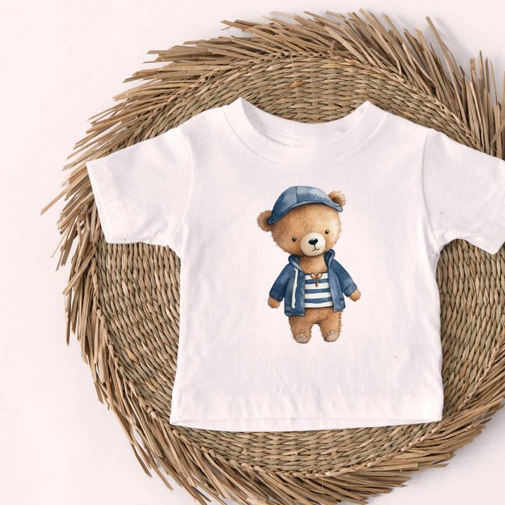 Sailor Teddy Bear Tee for wholesale by ChubbyBubbyBear