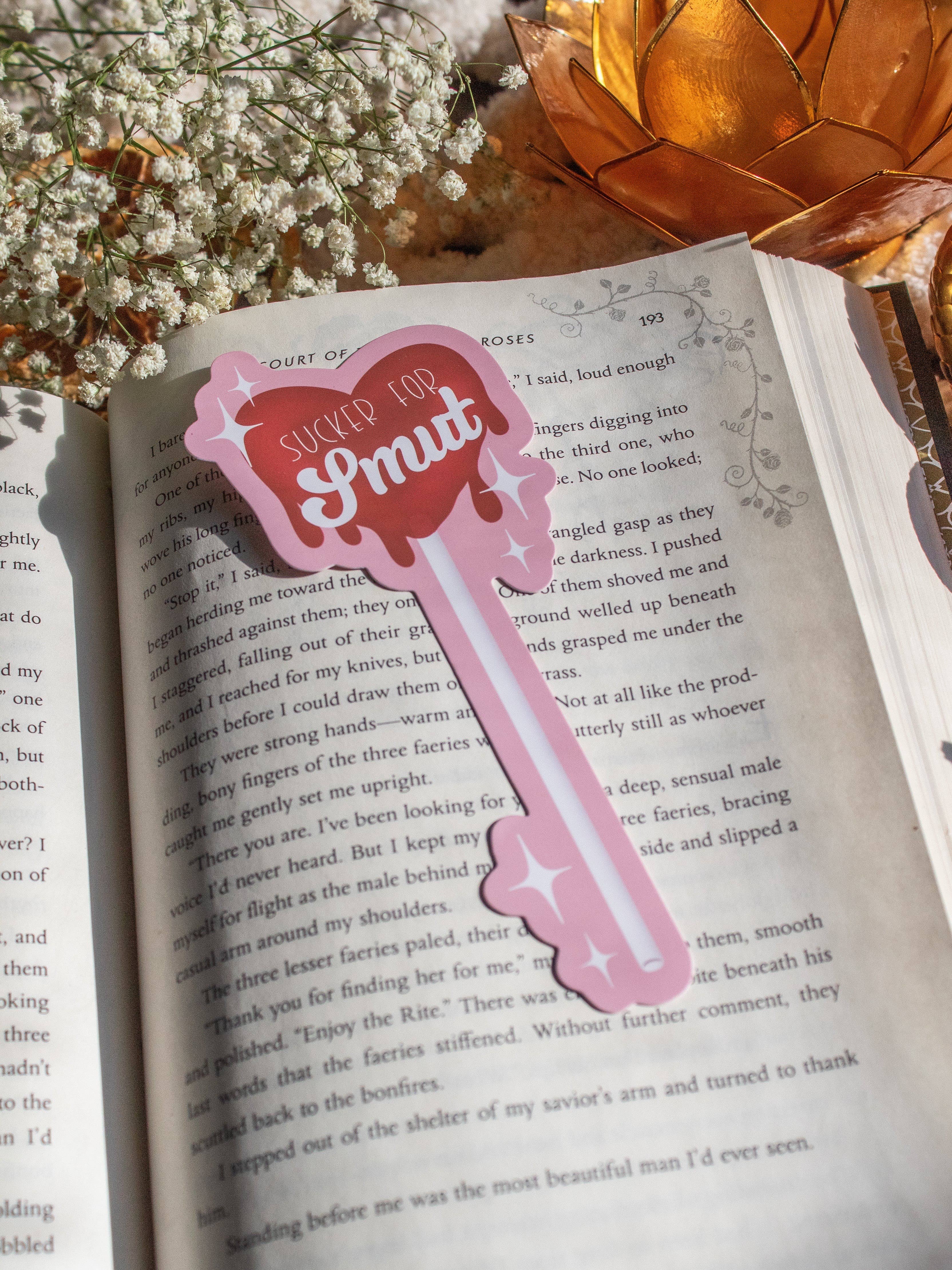 Meaggie Moos - Wholesale Bookmark - Sucker for Smut Die-Cut Bookmark2