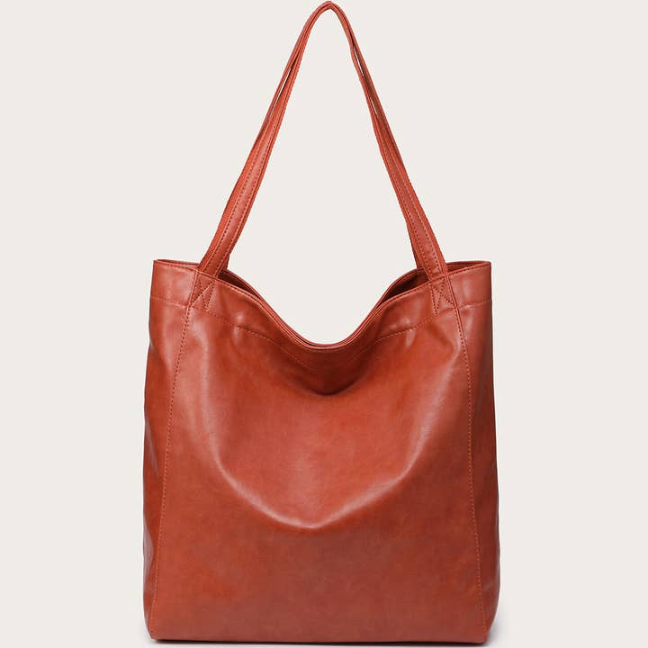 ACCITY - Wholesale Tote Bag - Women's - WOMEN SOFT PU LEATHER TOTE BAG_CWAB056121