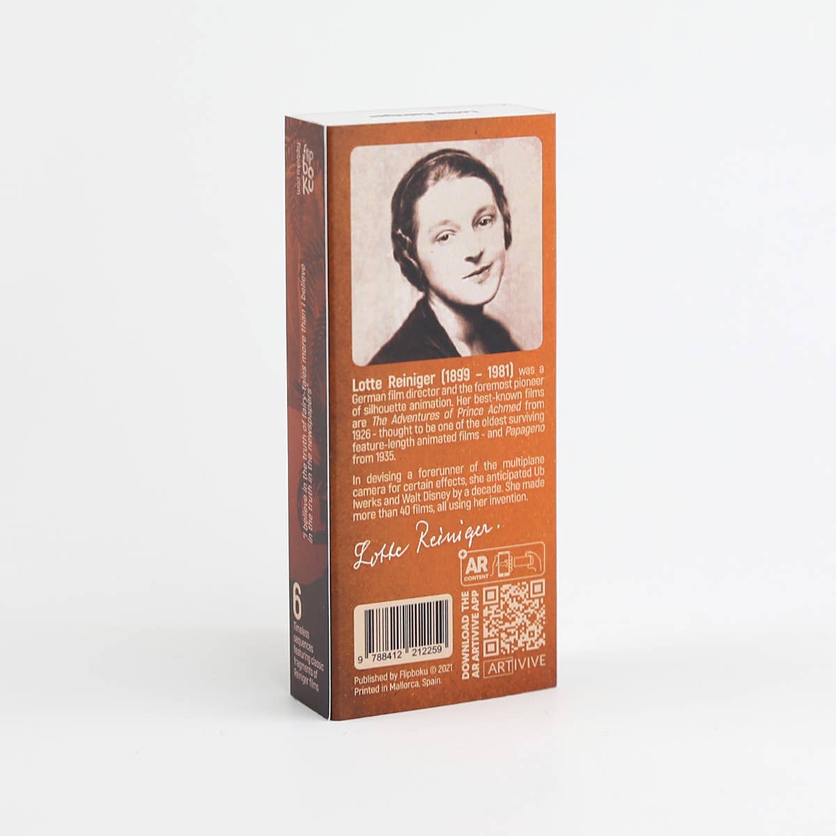 Flipboku – Großhandel Auslagebuch – Lotte Reiniger Flipbook mit Augmented Reality2