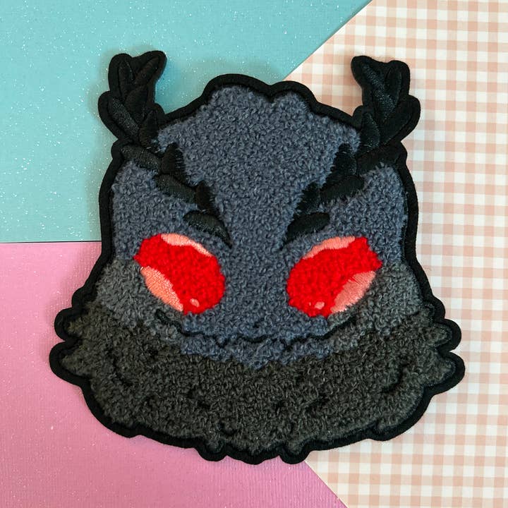 Toppa sfocata in ciniglia Mothman Oddities da 12,7 cm per la vendita all'ingrosso da parte di KeikiiArt